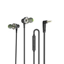[Dual Dynamic] Awei Z1 Earphone 3.5mm Wired Control Magnetic Adsorption Bass Headphone with Mic