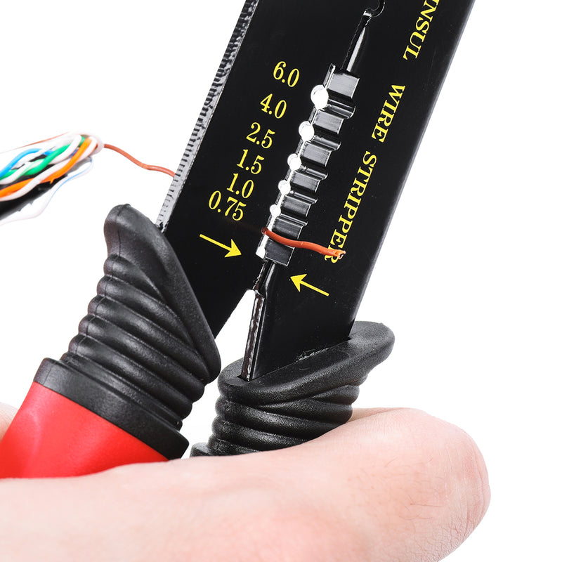 Cable Wire Stripper Cable Cutter Crimper Plier Multifunctional Stripping Tool Kit Hand Tool