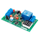 JK12-A 12V Time Adjustable Relay Module with LED Digital Tube Dynamic Display Countdown Single Chip Relay