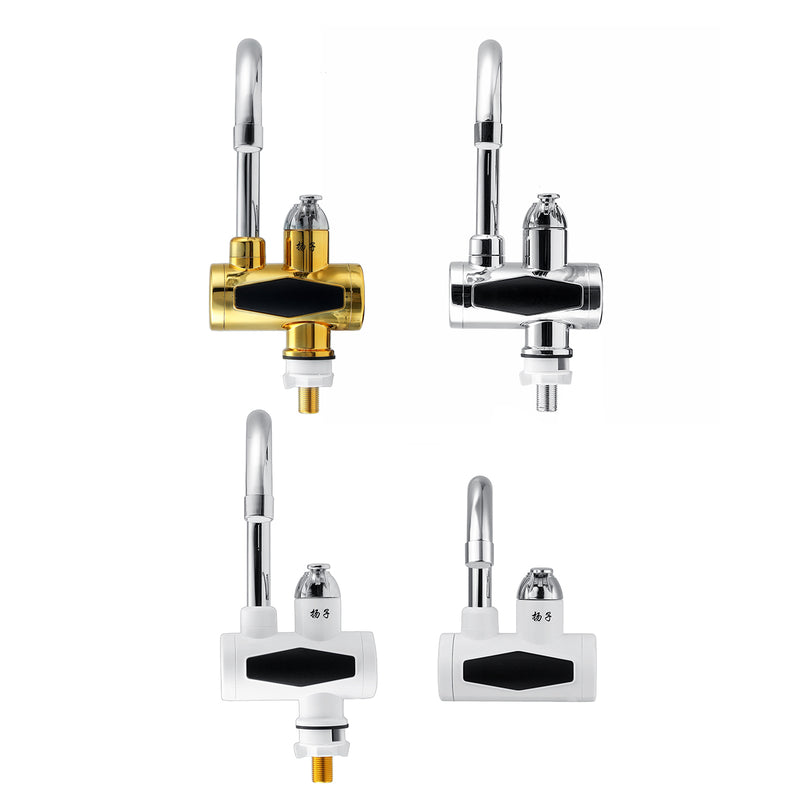 220V 3000W Temperature Display Instant Hot Water Faucet for Bathroom Kitchen