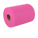Tulle Fabric Roll for Gift Wrapping Wedding Bow Banquet Decoration 100Yards x 6 inch Hot Pink