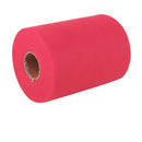 Tulle Fabric Roll for Gift Wrapping Wedding Bow Banquet Decoration 100Yards x 6 inch Fuchsia