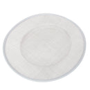 Round Millinery Base Hat Fascinators Hedpiece Making Accessory 31cm Light Grey