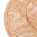 Round Millinery Base Hat Fascinators Hedpiece Making Accessory 31cm Apricot