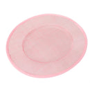 Round Millinery Base Hat Fascinators Hedpiece Making Accessory 31cm Pink