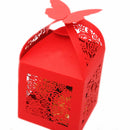 50 Wedding Favors Candy Sweet Boxes Party Gift Boxes with Ribbons for Wedding Party Birthday Decoration