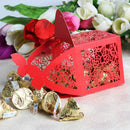 50 Wedding Favors Candy Sweet Boxes Party Gift Boxes with Ribbons for Wedding Party Birthday Decoration