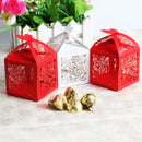 50 Wedding Favors Candy Sweet Boxes Party Gift Boxes with Ribbons for Wedding Party Birthday Decoration