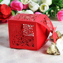 50 Wedding Favors Candy Sweet Boxes Party Gift Boxes with Ribbons for Wedding Party Birthday Decoration