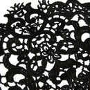 Elegant Women Girls Ladies Lace Bracelet With Ring Wedding Party Supplies Black