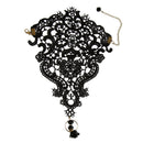 Elegant Women Girls Ladies Lace Bracelet With Ring Wedding Party Supplies Black