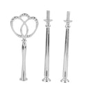 3Tier Cupcake Stand Tray Stand With Crown Shaped Top Desert Server Display Tower Wedding Party Decor