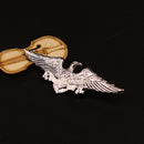 Angel Design Brooch Pin Men Collar Clip Neck Tips Collar Pin Gothic Punk for Suit