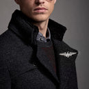 Angel Design Brooch Pin Men Collar Clip Neck Tips Collar Pin Gothic Punk for Suit