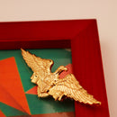 Men's Elegant Fashion Golden Fierce Eagle Brooch Pin Lapel Party Collar Pin