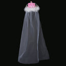 Bride To Be Crown Tiara with White Veil for Hen Night Party Bridal Shower