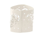 Beautiful Hollow Out Love Letter Heart Pattern LED Tea Light Holders Wedding Christmas Decor White