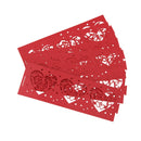 Beautiful Hollow Out Love Letter Heart Pattern LED Tea Light Holders Wedding Christmas Decor Red