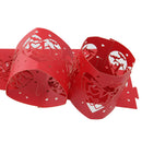 Beautiful Hollow Out Love Letter Heart Pattern LED Tea Light Holders Wedding Christmas Decor Red