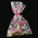 Metallic Twist Ties Love U Heart for Candy Sweet Cake Lollipop Bags Pack of 100