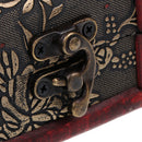 Wooden Vintage Treasure Chest Jewellery Bracelet Storage Box Case Organiser