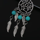 Silver Dream Catcher Pendant Necklace Fashion Feather Tassel Necklace Jewelry