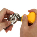 Adjustable Watch Case Opener Repair Tool DIY Craft Yellow Silver