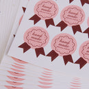 20pcs Sheets "handmade" Favor Gift Bag Stickers Labels Party Decor