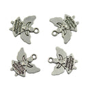 30 Tibetan Silver Angel Charms Pendants Angels Watching over me Jewelry DIY