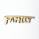 10pcs Family Words Letters Wooden Shape Craft Scrapbooking Embellishments
