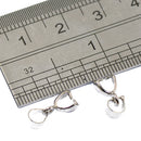 20pcs 8mm Silver Pinch Bail Pendant Connectors Clasps DIY Jewelry Findings