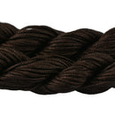 Nylon Braided Cord Thread String For Bracelet Necklace Making Accessory DIY Brown 30m