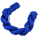 Nylon Braided Cord Thread String For Bracelet Necklace Making Accessory DIY Royal Blue 30m