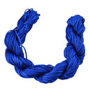 Nylon Braided Cord Thread String For Bracelet Necklace Making Accessory DIY Royal Blue 30m