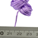 Nylon Braided Cord Thread String For Bracelet Necklace Making Accessory DIY Purple 30m