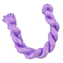 Nylon Braided Cord Thread String For Bracelet Necklace Making Accessory DIY Purple 30m