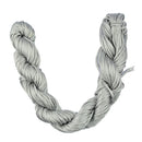 Nylon Braided Cord Thread String For Bracelet Necklace Making Accessory DIY Grey 30m