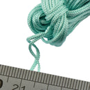 Nylon Braided Cord Thread String For Bracelet Necklace Making Accessory DIY Aquamarine 30m