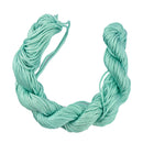 Nylon Braided Cord Thread String For Bracelet Necklace Making Accessory DIY Aquamarine 30m