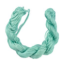 Nylon Braided Cord Thread String For Bracelet Necklace Making Accessory DIY Aquamarine 30m