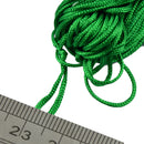 Nylon Braided Cord Thread String For Bracelet Necklace Making Accessory DIY Forest Green 30m