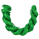Nylon Braided Cord Thread String For Bracelet Necklace Making Accessory DIY Forest Green 30m