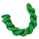 Nylon Braided Cord Thread String For Bracelet Necklace Making Accessory DIY Forest Green 30m
