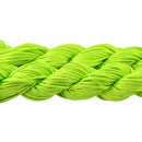 Nylon Braided Cord Thread String For Bracelet Necklace Making Accessory DIY Neon Green 30m