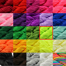 Nylon Braided Cord Thread String For Bracelet Necklace Making Accessory DIY Neon Green 30m