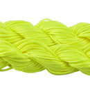Nylon Braided Cord Thread String For Bracelet Necklace Making Accessory DIY 30m Neon Yellow