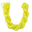 Nylon Braided Cord Thread String For Bracelet Necklace Making Accessory DIY 30m Lemon Yellow