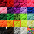 Nylon Braided Cord Thread String For Bracelet Necklace Making Accessory DIY 30m Lemon Yellow