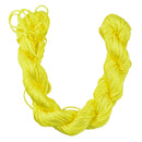 Nylon Braided Cord Thread String For Bracelet Necklace Making Accessory DIY 30m Lemon Yellow