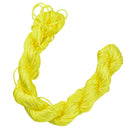 Nylon Braided Cord Thread String For Bracelet Necklace Making Accessory DIY 30m Lemon Yellow